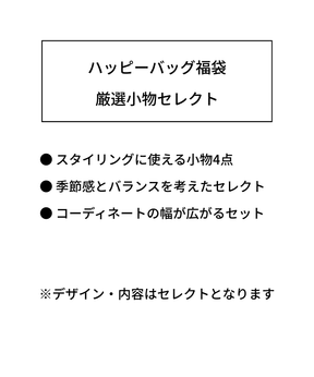 ハッピーバッグ福袋｜厳選小物4点セレクト