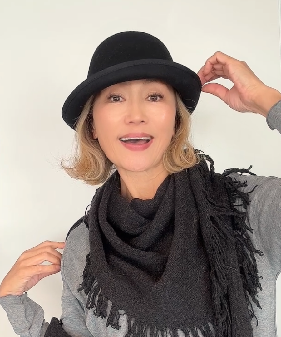 バケットハット【モティPIPI 】ブラック／フェルト