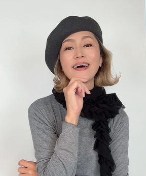 秋冬大人ベレー【 ココベレー 】チャコール／ウール