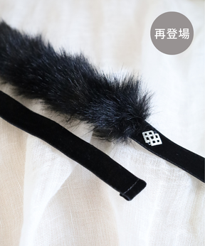 【再登場！】ハーフ・ファーリボン／ブラック