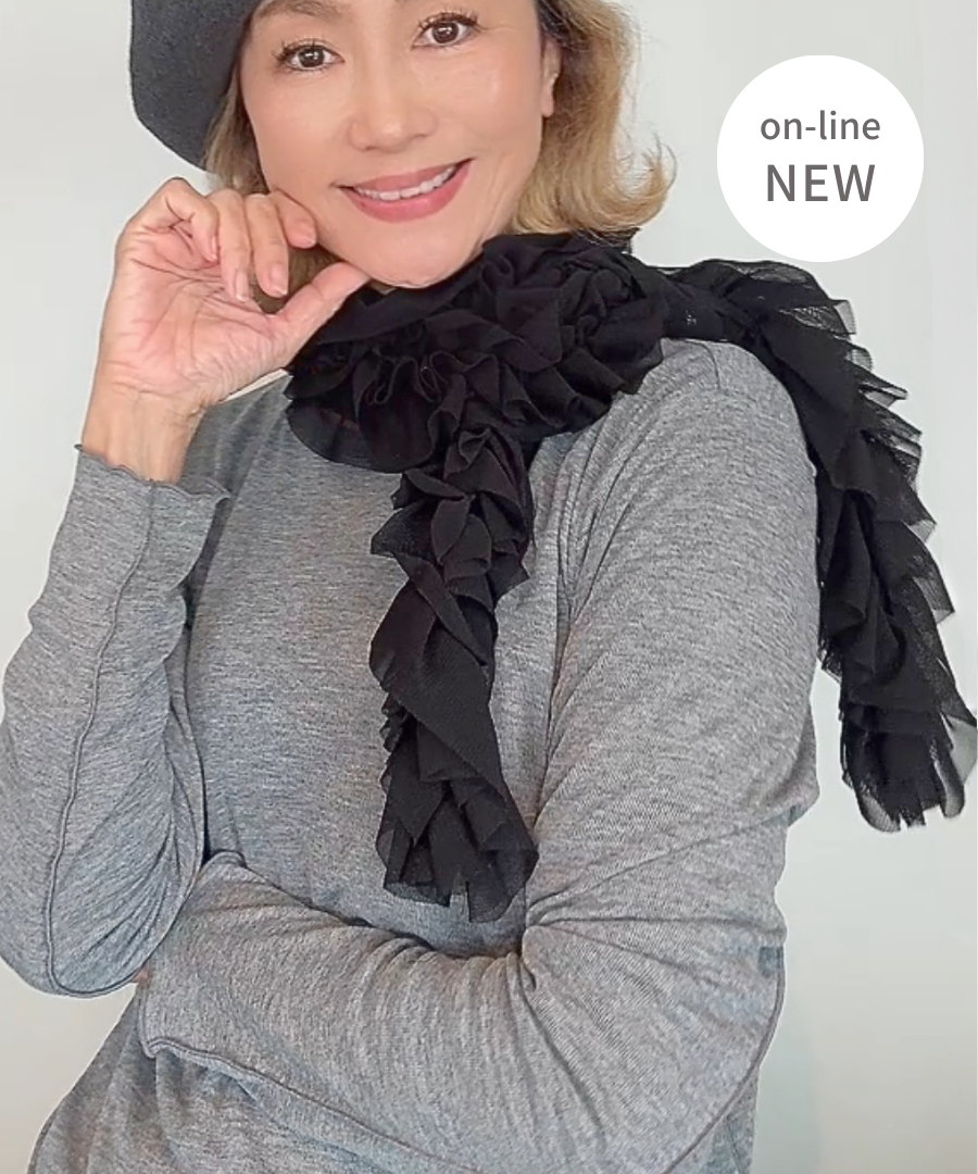 【オンライン初登場！】 チュールフリルストール ／数量限定