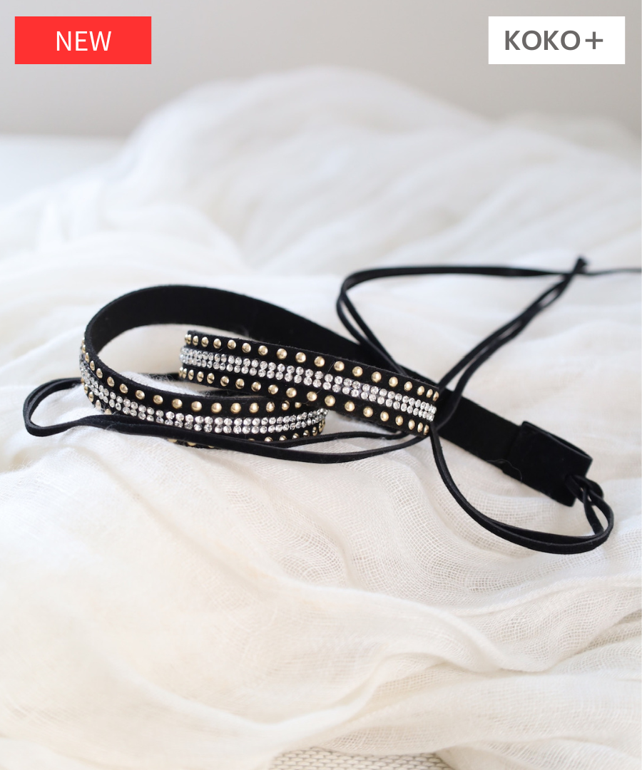 ハットコード　スタッズ／ブラック