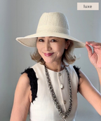 リュクス　ロングブリム　ペーパー／エクリュ