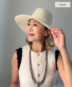 リュクス　ロングブリム　ペーパー／エクリュ