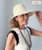 リュクス　ロングブリム　ペーパー／エクリュ