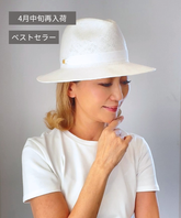 ハット／白・ホワイト／ペーパーパナマ【ココハット】