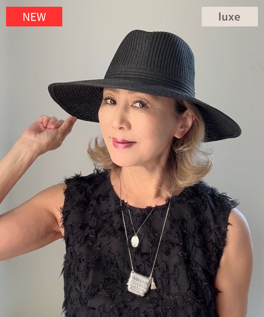 リュクス　ロングブリム　ペーパー／ブラック