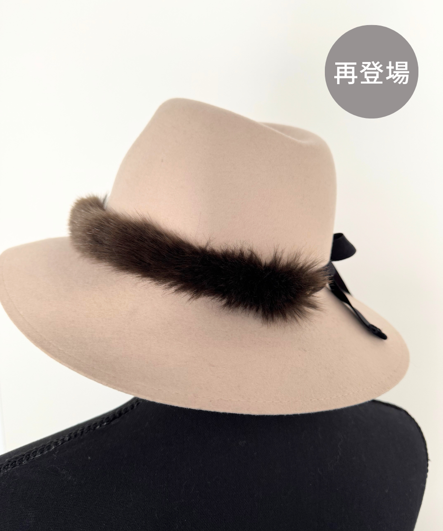 【再登場！】ハーフ・ファーリボン／ブラウン