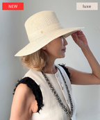 リュクス　ロングブリム　ペーパー／エクリュ