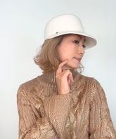 キャップ【ジェネ】オフ白／フェルト｜帽子通販｜50代女性専門ブランド