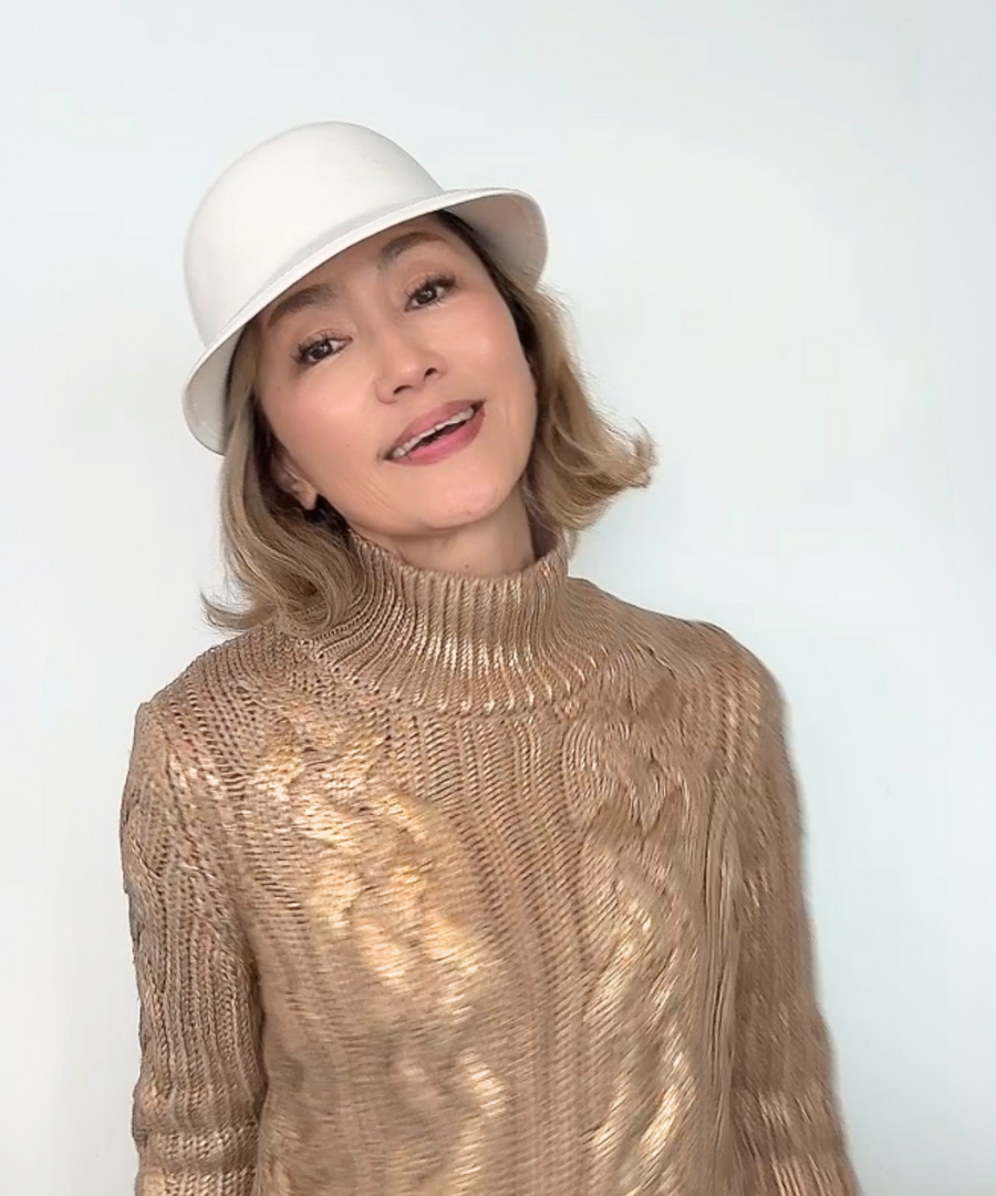 秋冬大人キャップ【 ジェネ PIPI 】ホワイト／フェルト