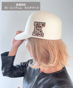 数量限定：エンブレム付き【 ココキャップ 】ホワイト／フェルト