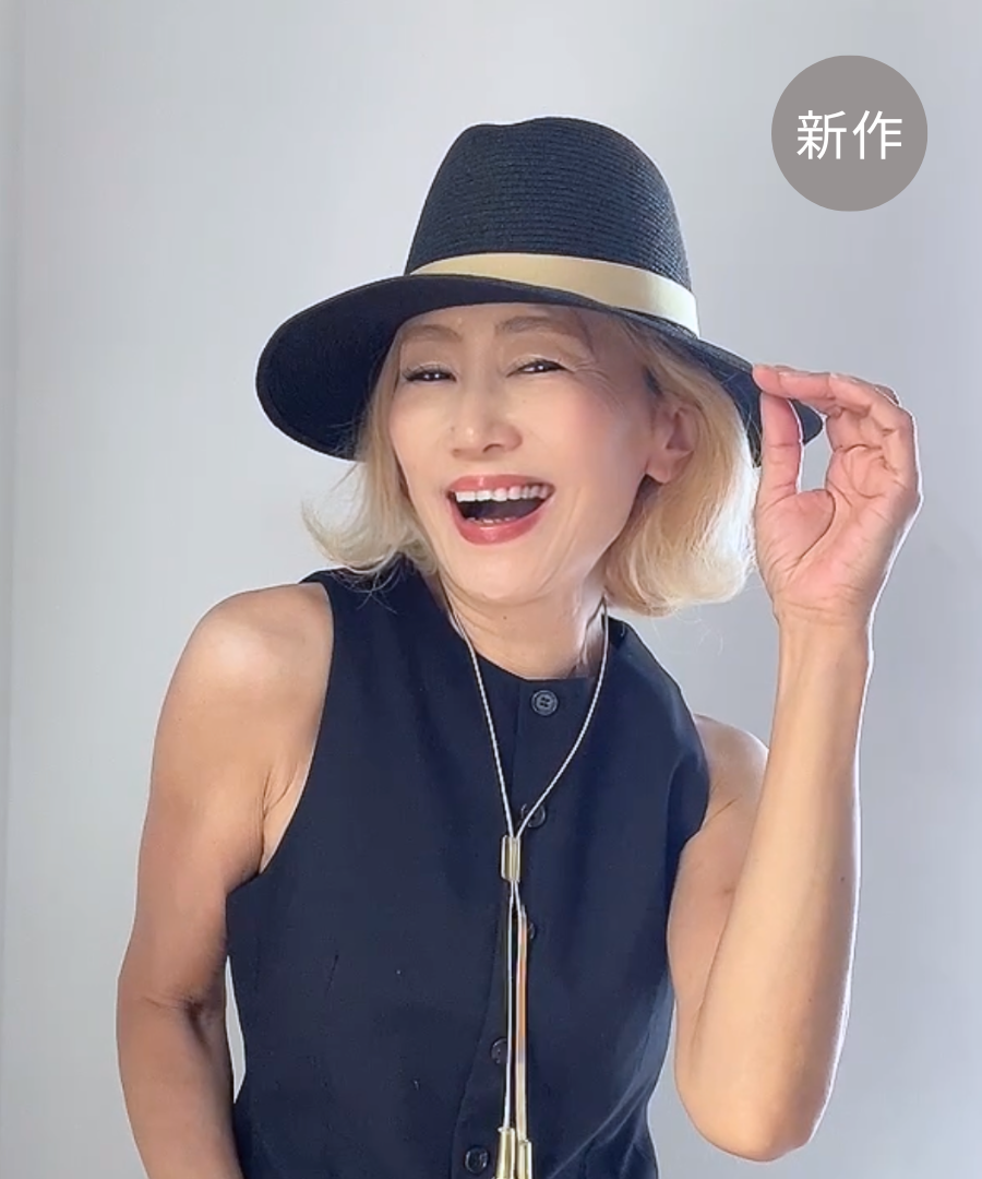 ココシンクスタイル　大人キャスケット　ルタ　ブラック　M size NEW