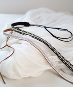 ハットコード　スタッズ／キャメル