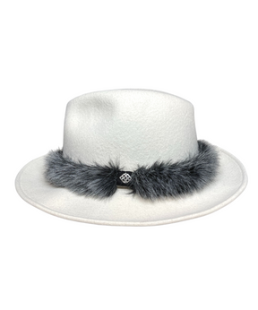 【再登場！】ファーココリボン／グレーMix