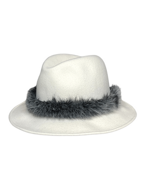 【再登場！】ファーココリボン／グレーMix